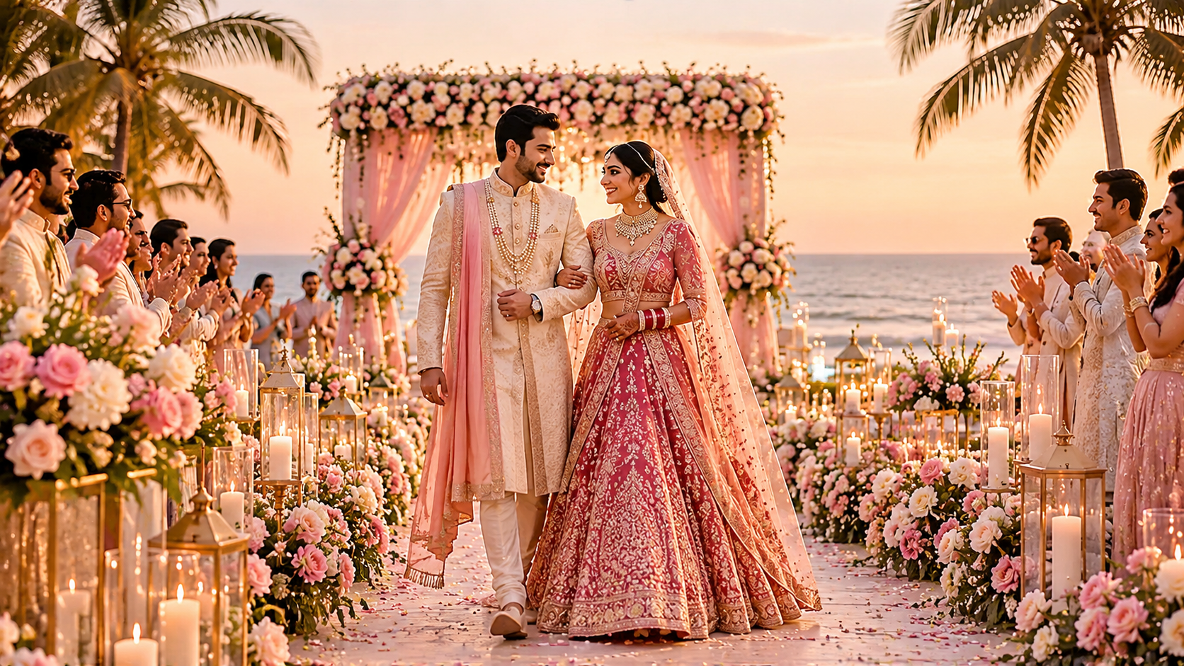 Wedding celebration setting